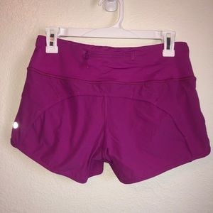 Lululemon speed shorts